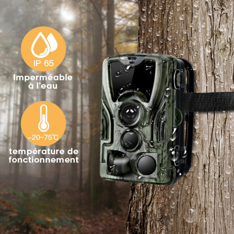 Caméra de Chasse Nocturne Full HD avec Batterie 5000mAh – Image 3